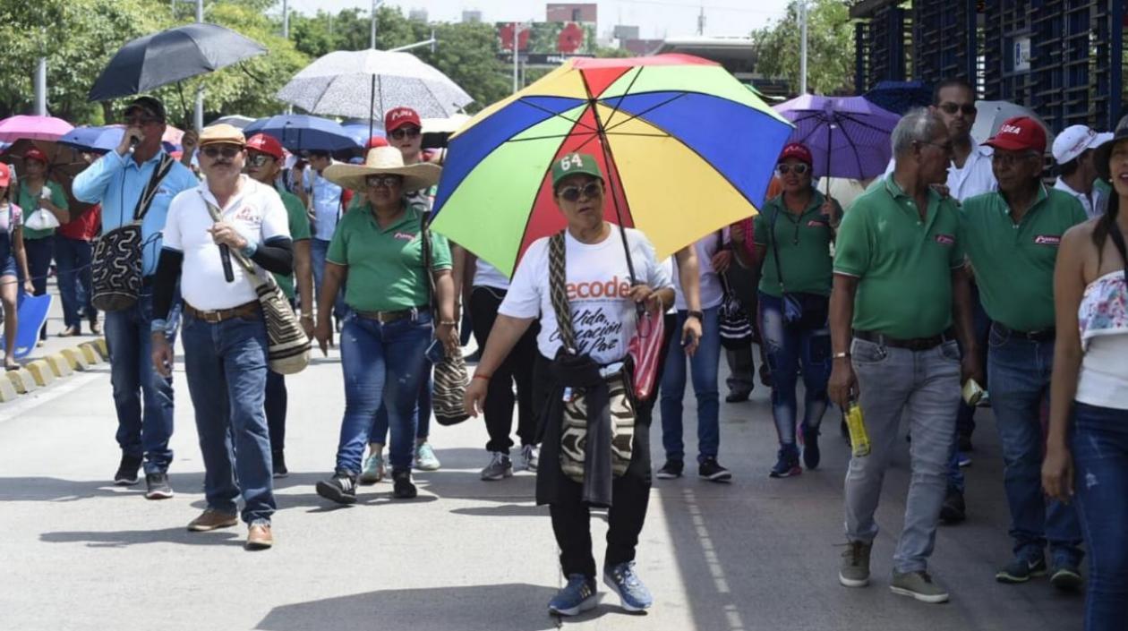 La marcha arrancará a las 8:00 a.m.