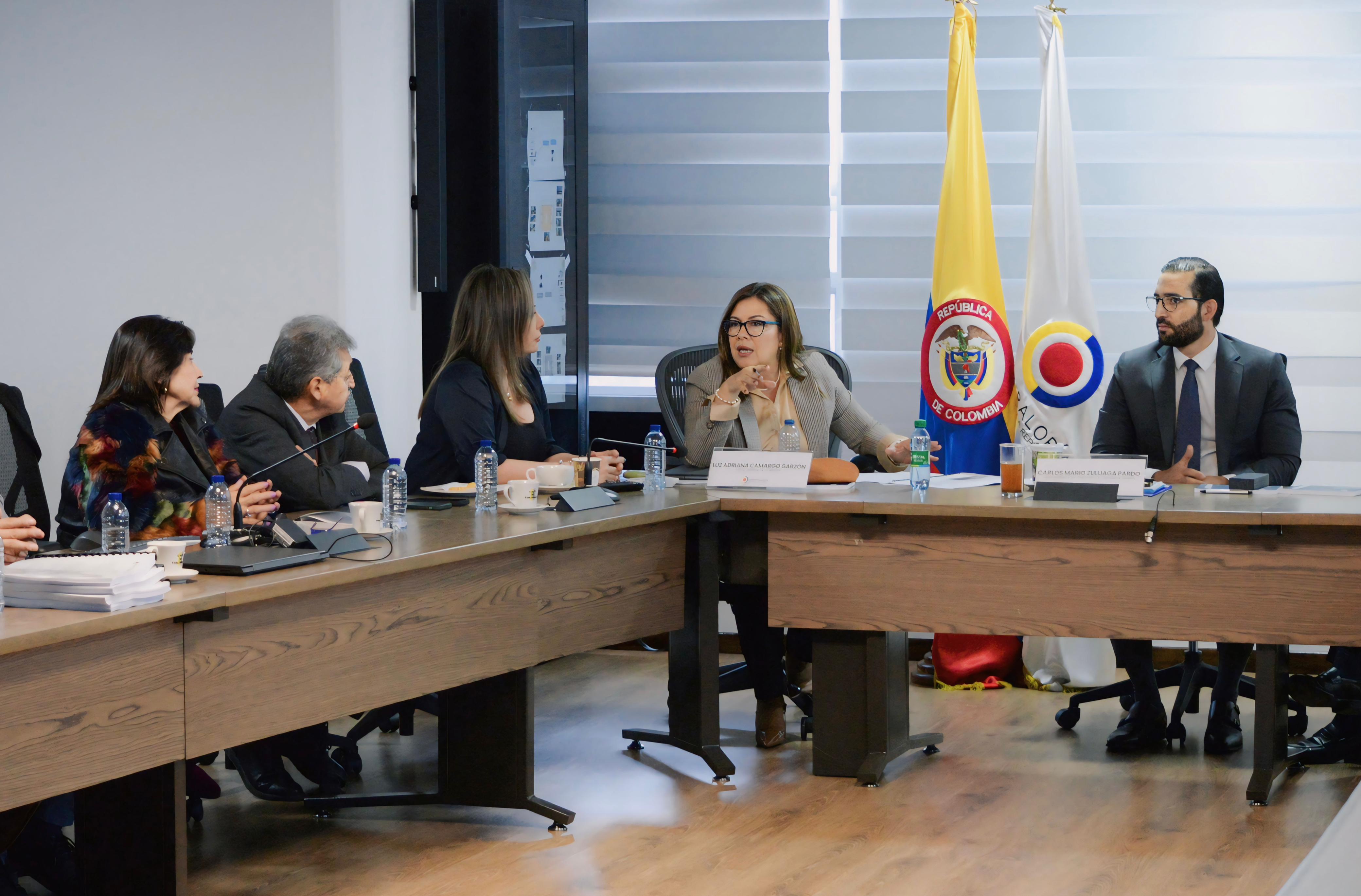 La reunión tuvo lugar esta mañana en Bogotá.