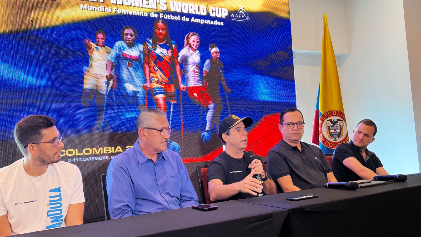 Presentación del Mundial Femenino de Fútbol para Amputados que tendrá como sede a Barranquilla. 