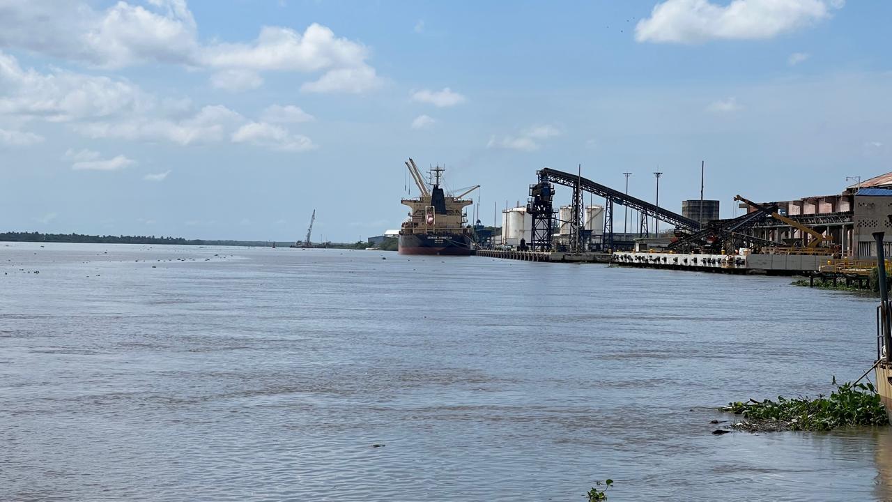 Canal de acceso al Puerto de Barranquilla