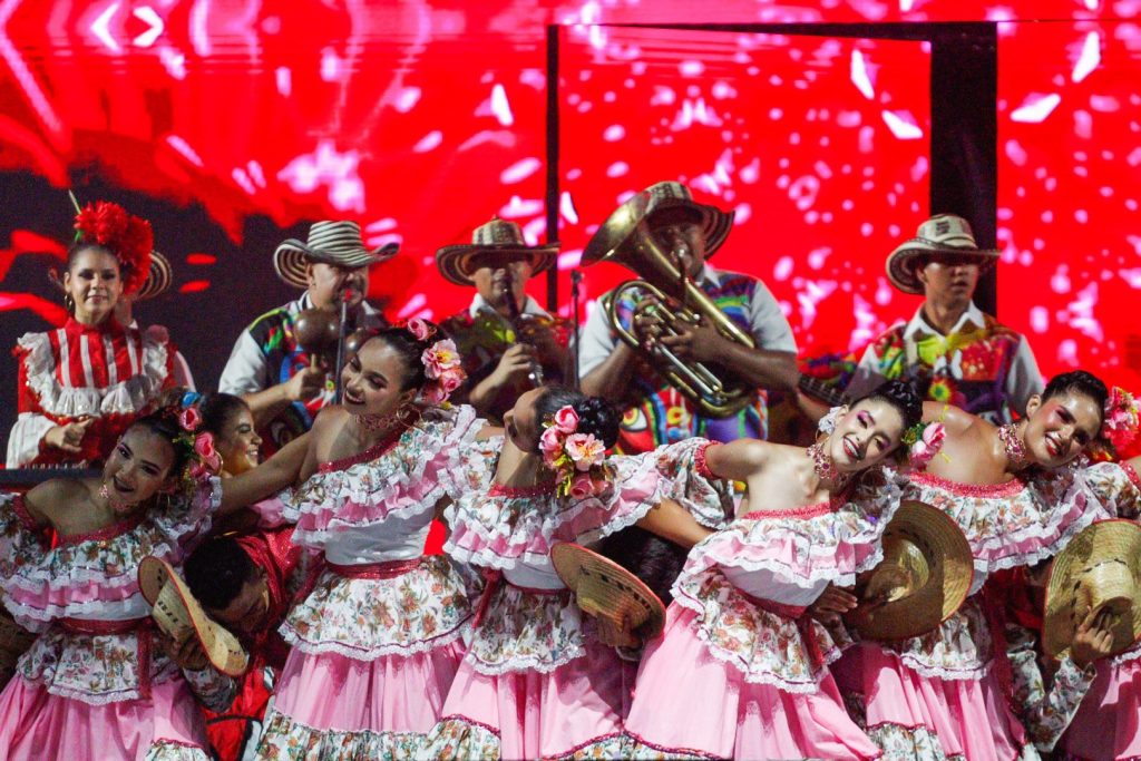 Carnaval de Barranquilla dijo presente en el Festival Vallenato. 