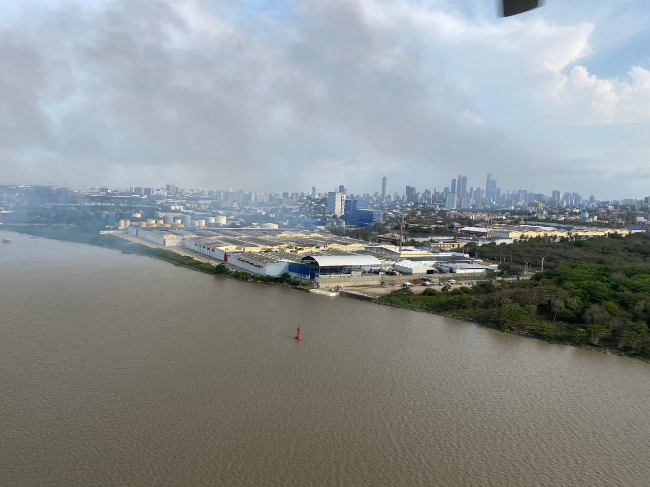 Barranquilla se ha visto afectada por el humo.