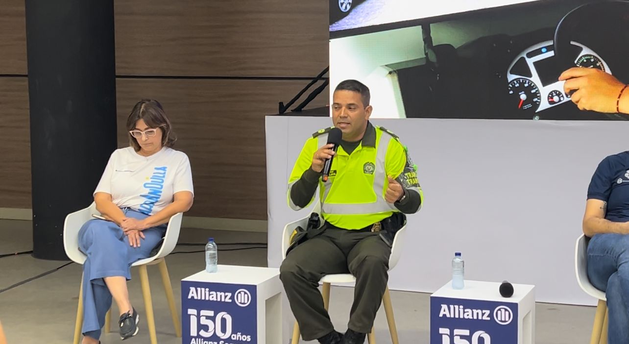 Julio Olaya, comandante Seccional Transito y Transporte