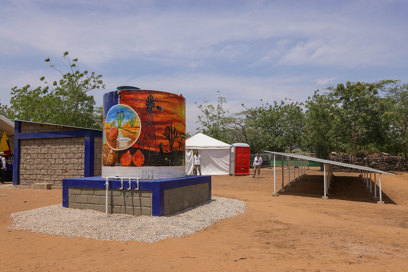 Planta potabilizadora de agua para comunidades de Manaure