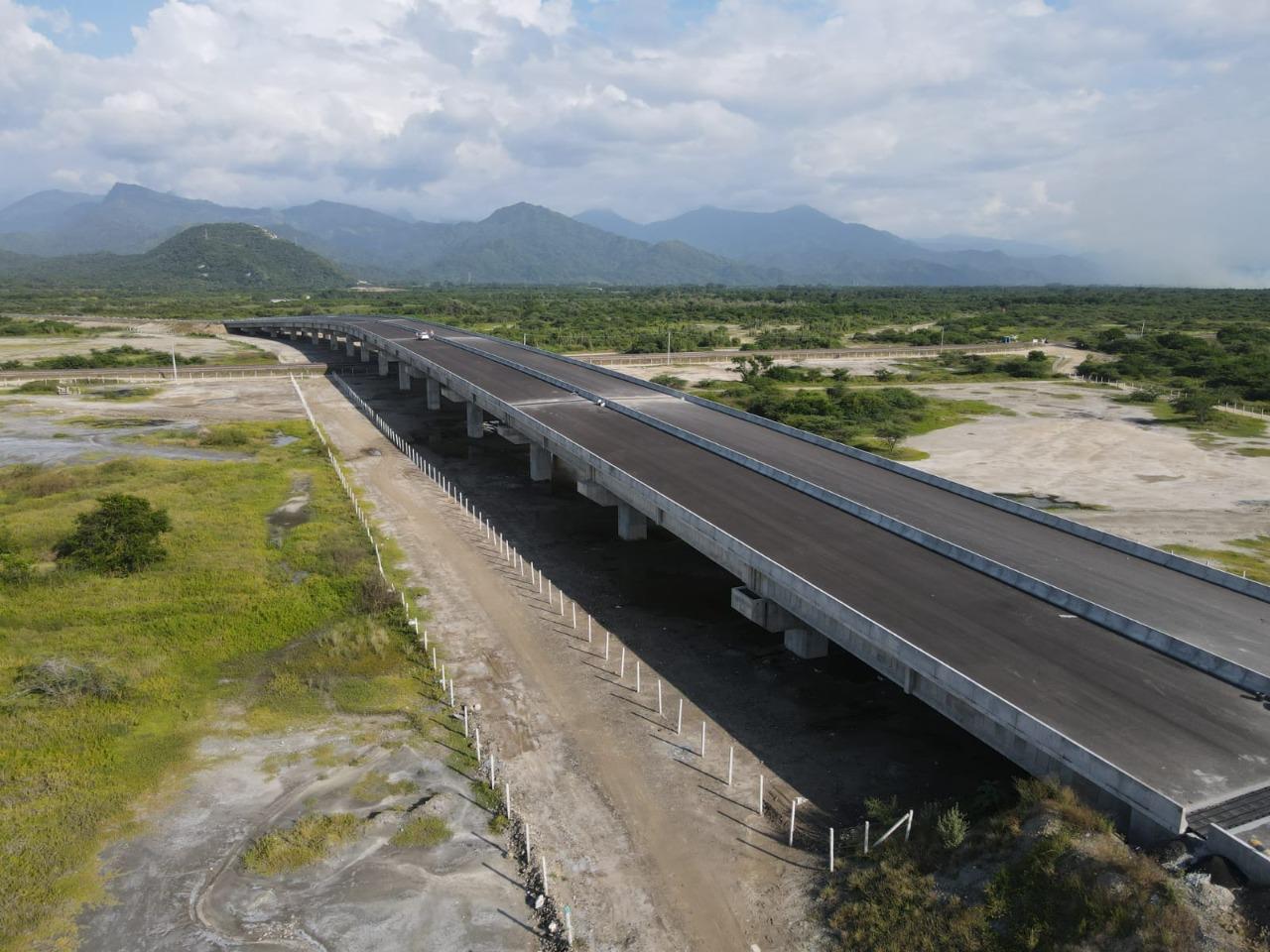 La Variante de Ciénaga. El Viaducto de 1,4 kilómetros tiene un avance del 40%.