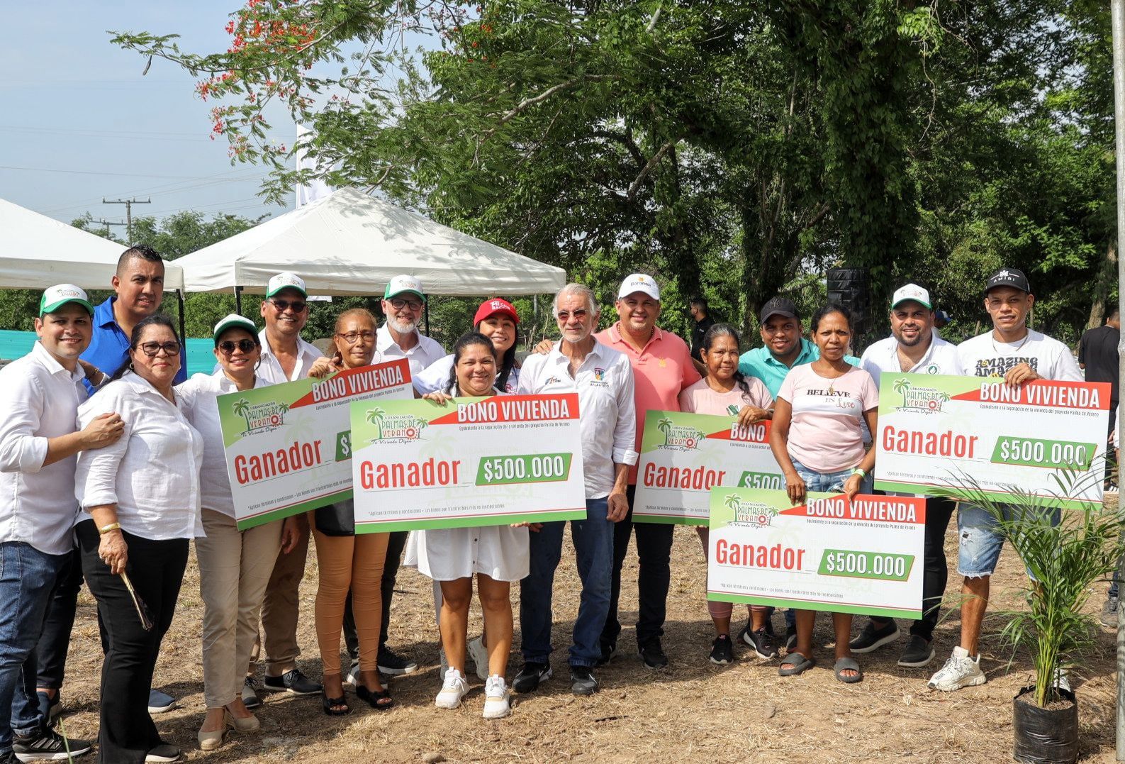 Beneficiarios del programa &quot;Mi Casa Bacana&quot;, en Baranoa