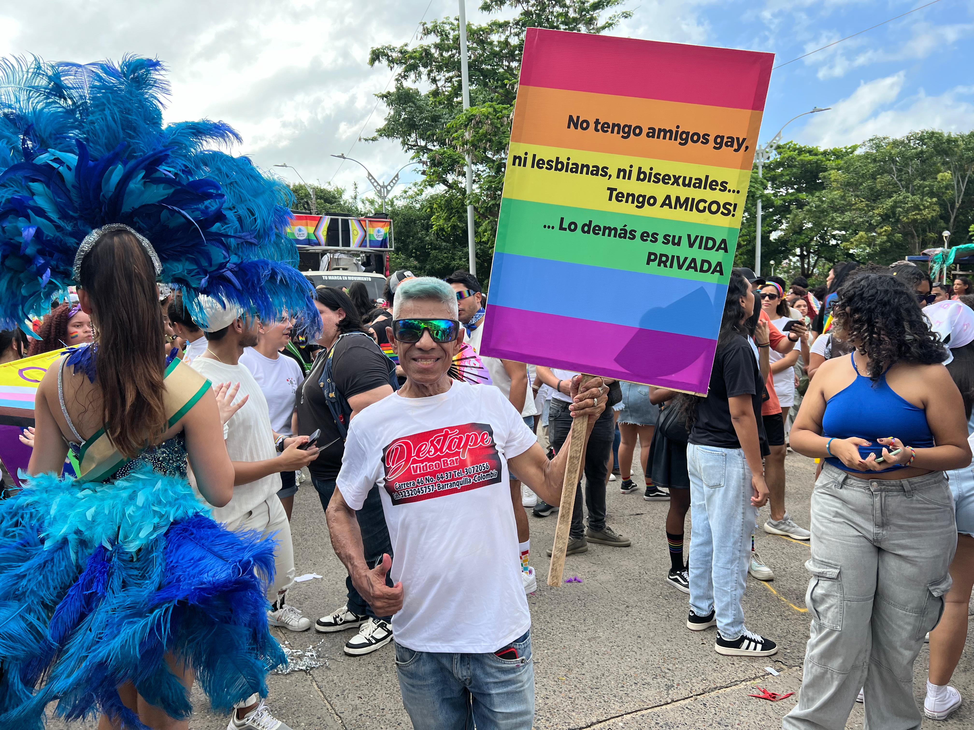 La comunidad LGBTIQ+ celebra el Día del Orgullo.