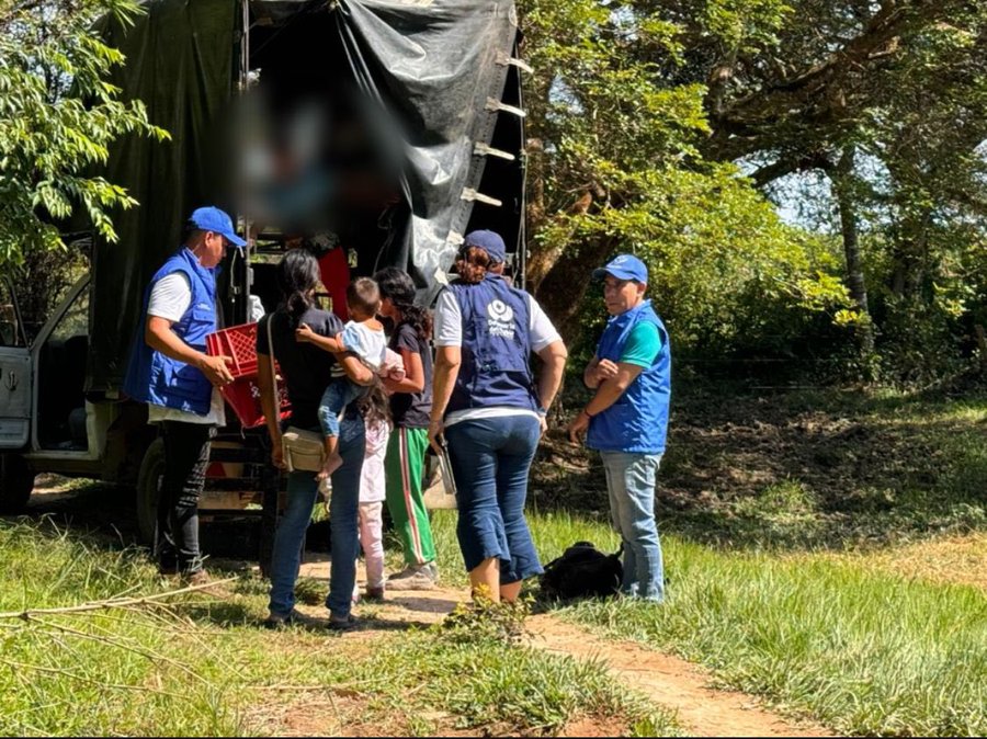 Rescatados en Arauca.