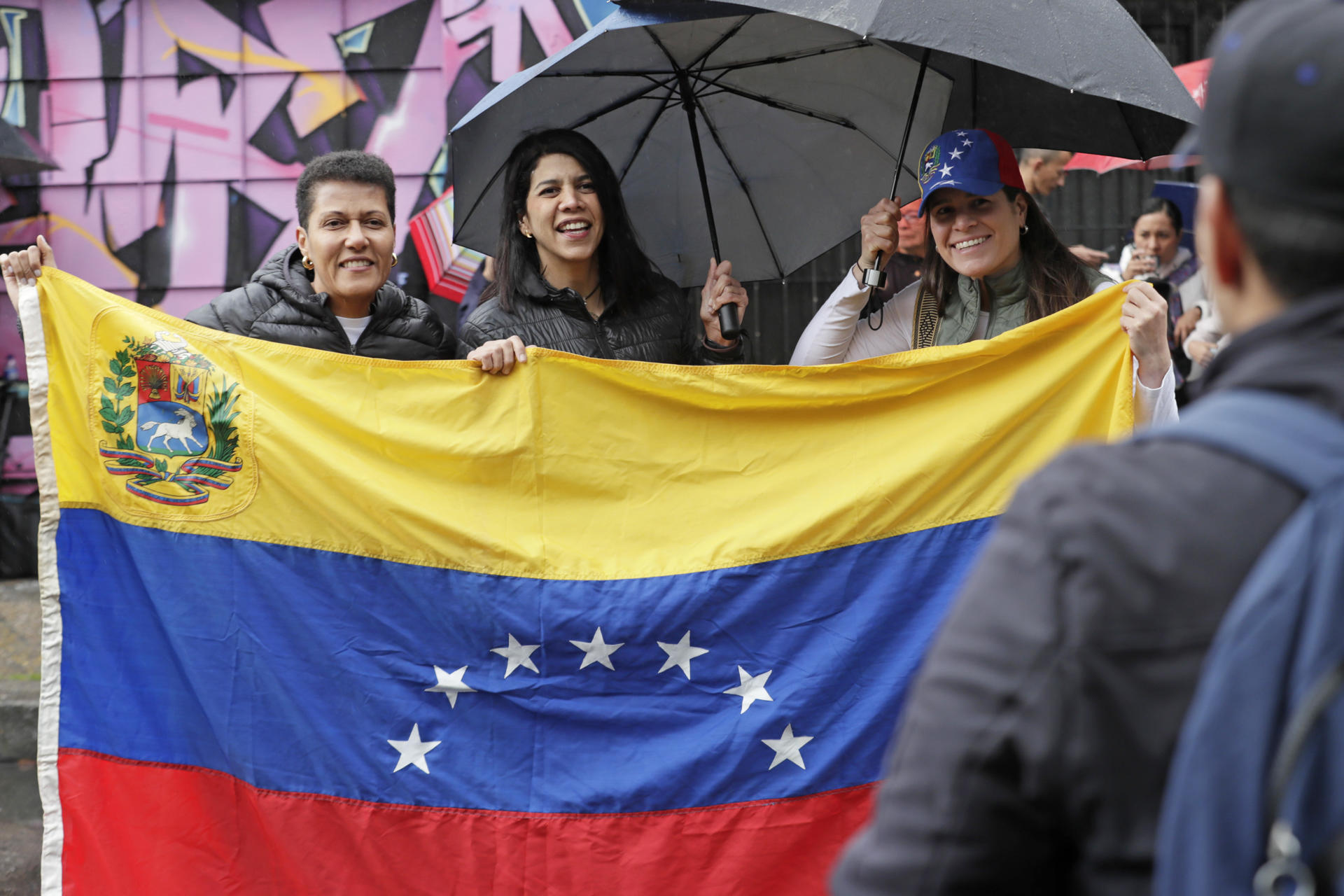 Venezolanos en Bogotá. 