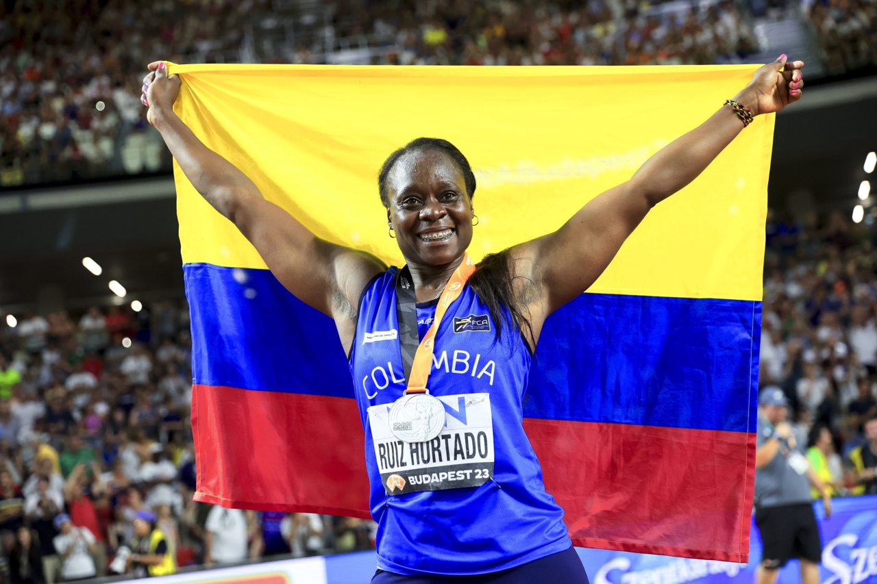 Flor Denis Ruiz, abanderada de Colombia, competirá en lanzamiento de jabalina. 