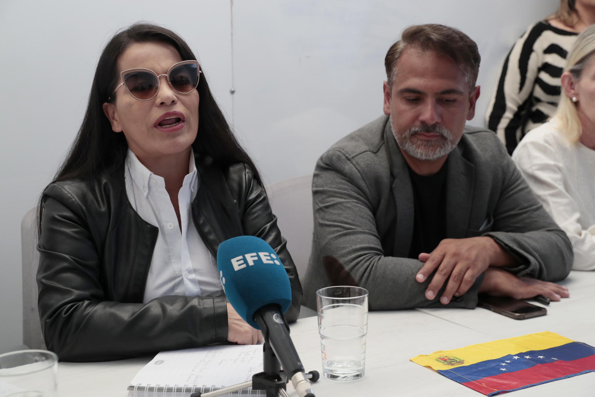 La jefa del comando de campaña del partido Vente Venezuela, Mari Luz Palma.