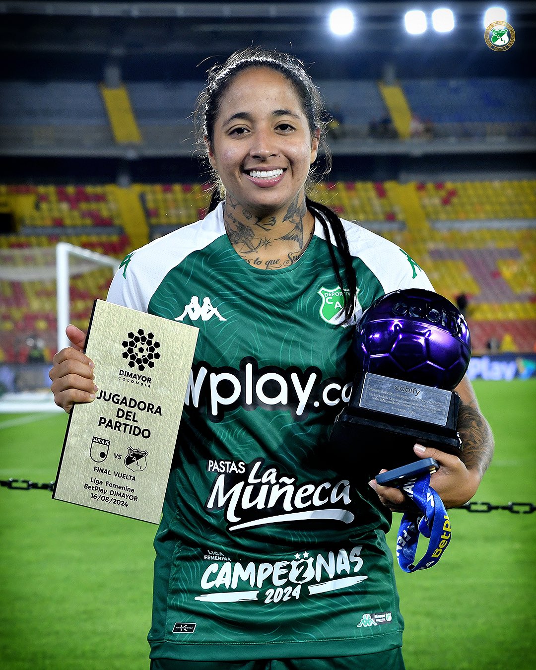 Manuela Pavi fue escogida como mejor jugador de la final.