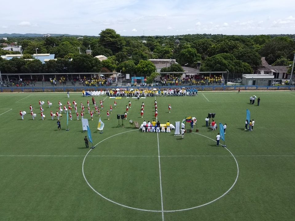 El evento se realizó en la cancha deportiva Eugenio Gómez Arteta.