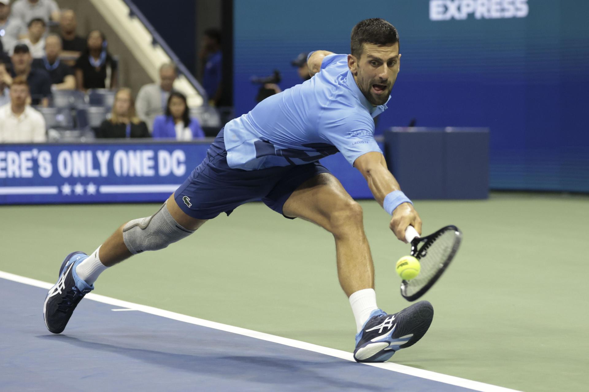 Novak Djokovic no pudo ser protagonista en suelo estadounidense.