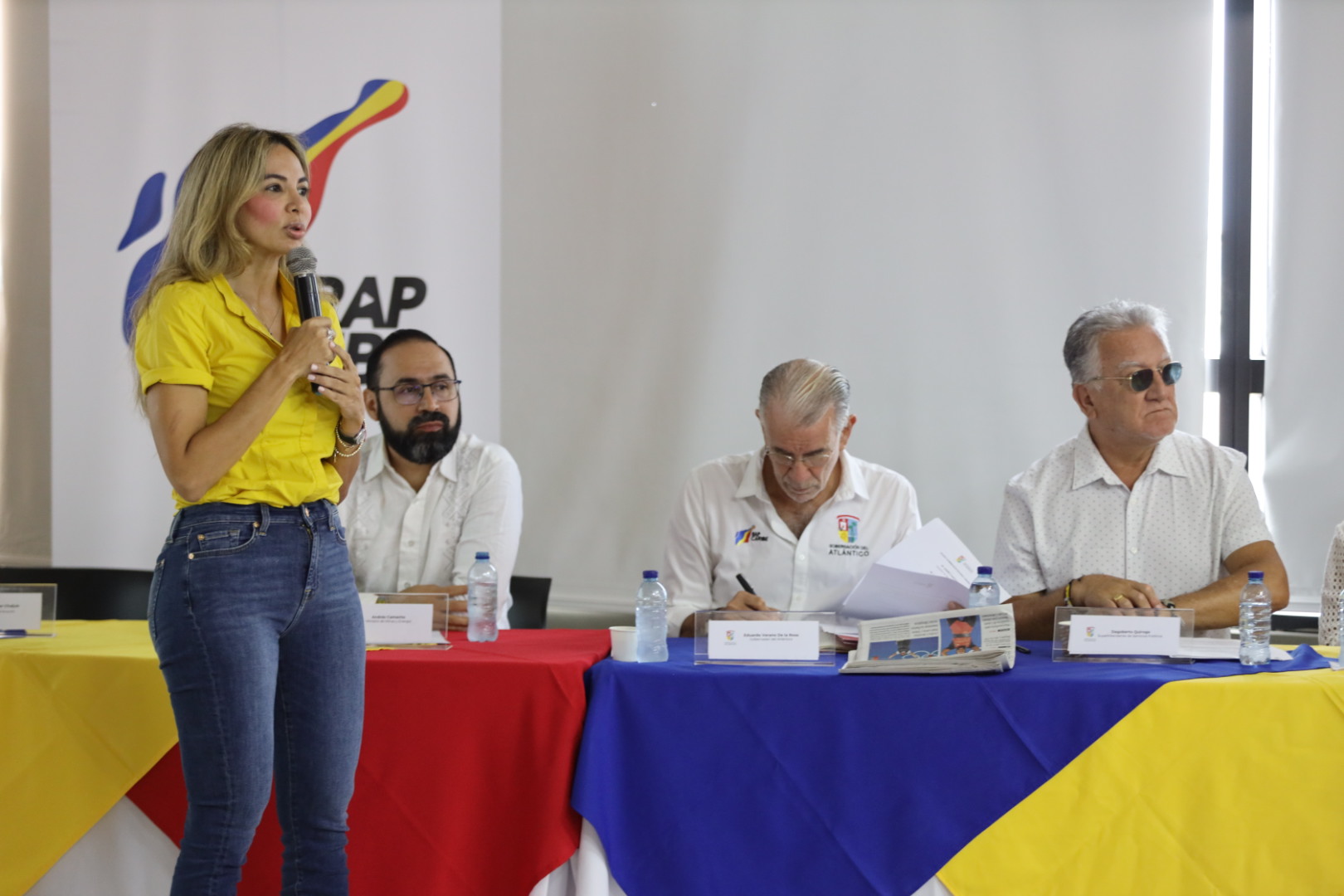 La Gerente de Ciudad de la Alcaldía de Barranquilla, Ana María Aljure.