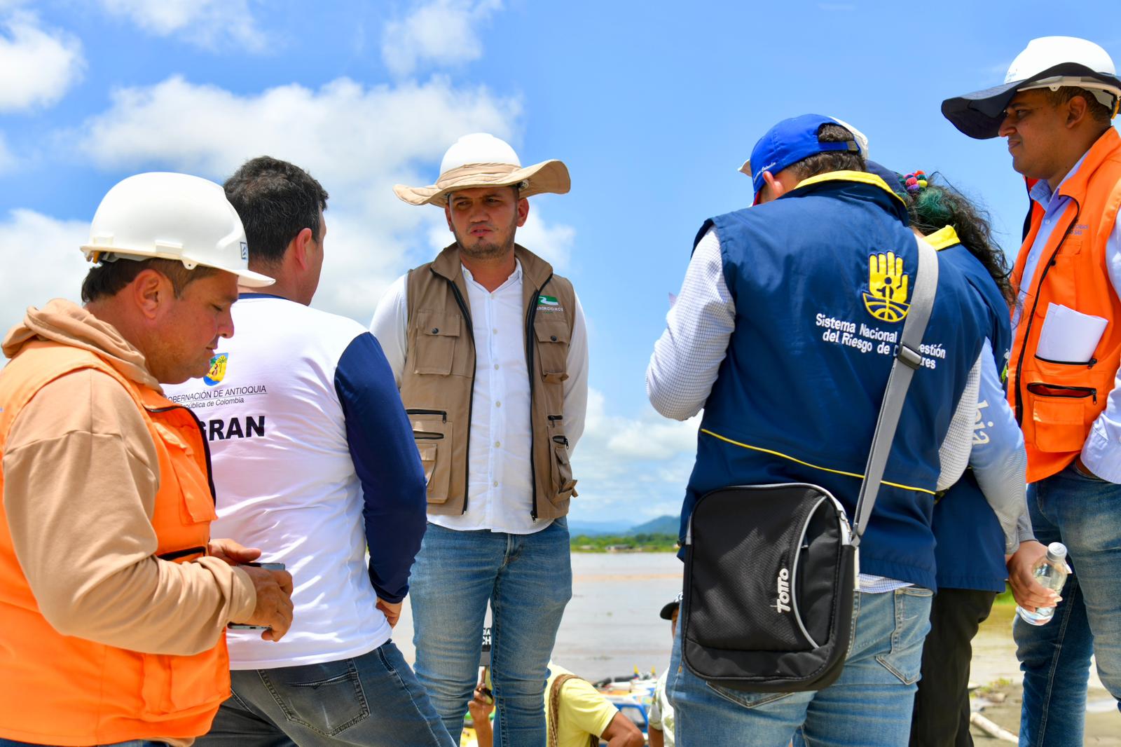 Última visita de la UNGRD en 'Caregato'.