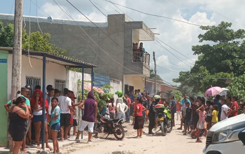 Lugar donde encontraron el cuerpo de la mujer