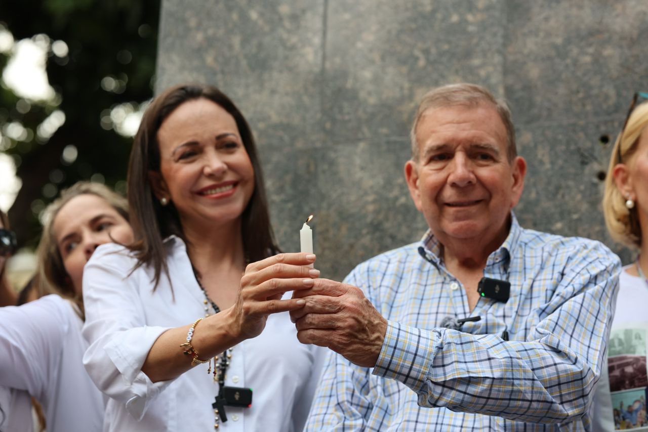 María Corina Machado y Edmundo González.