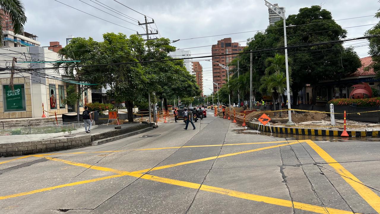 Calles y andenes en mantenimiento para una mejor movilidad.