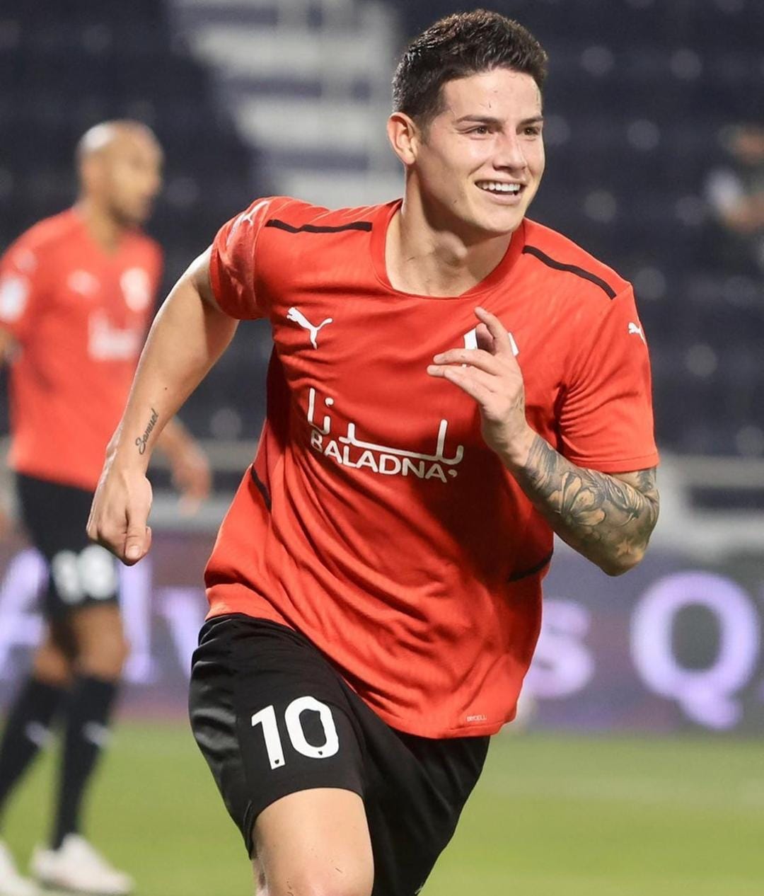 James Rodríguez con Al Rayyan. 