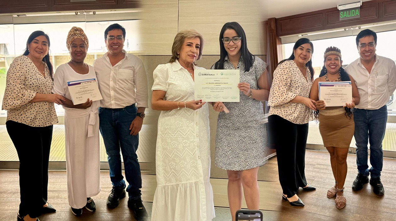 Grupo de lideresas certificadas. 