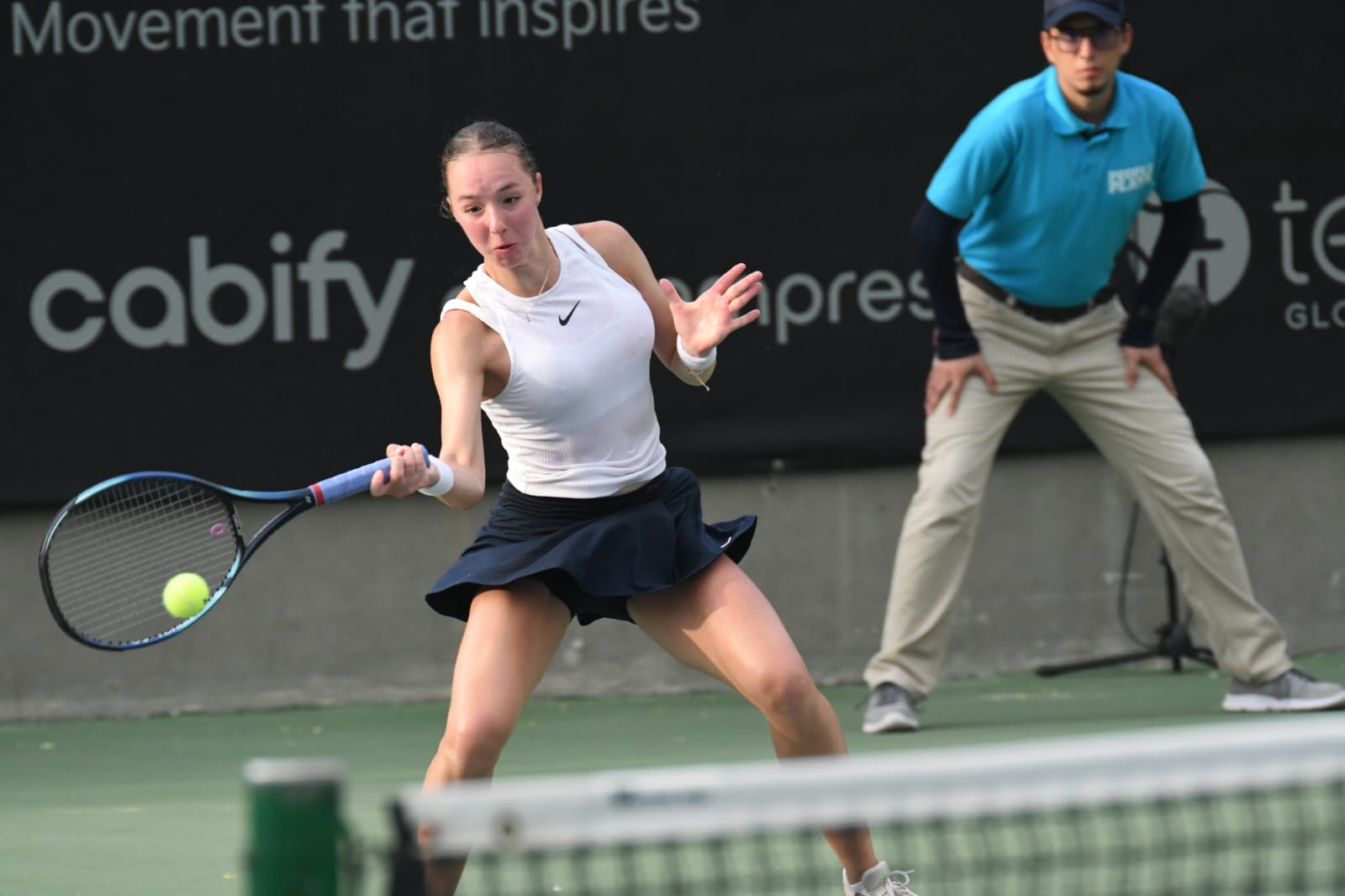 La ucraniana Anastasia Sobolieva buscará su paso a la final contra la argentina Nadia Podoroska. 