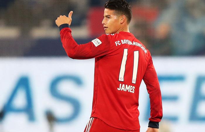 James Rodríguez pasó 2 temporadas en Bayern Munich.