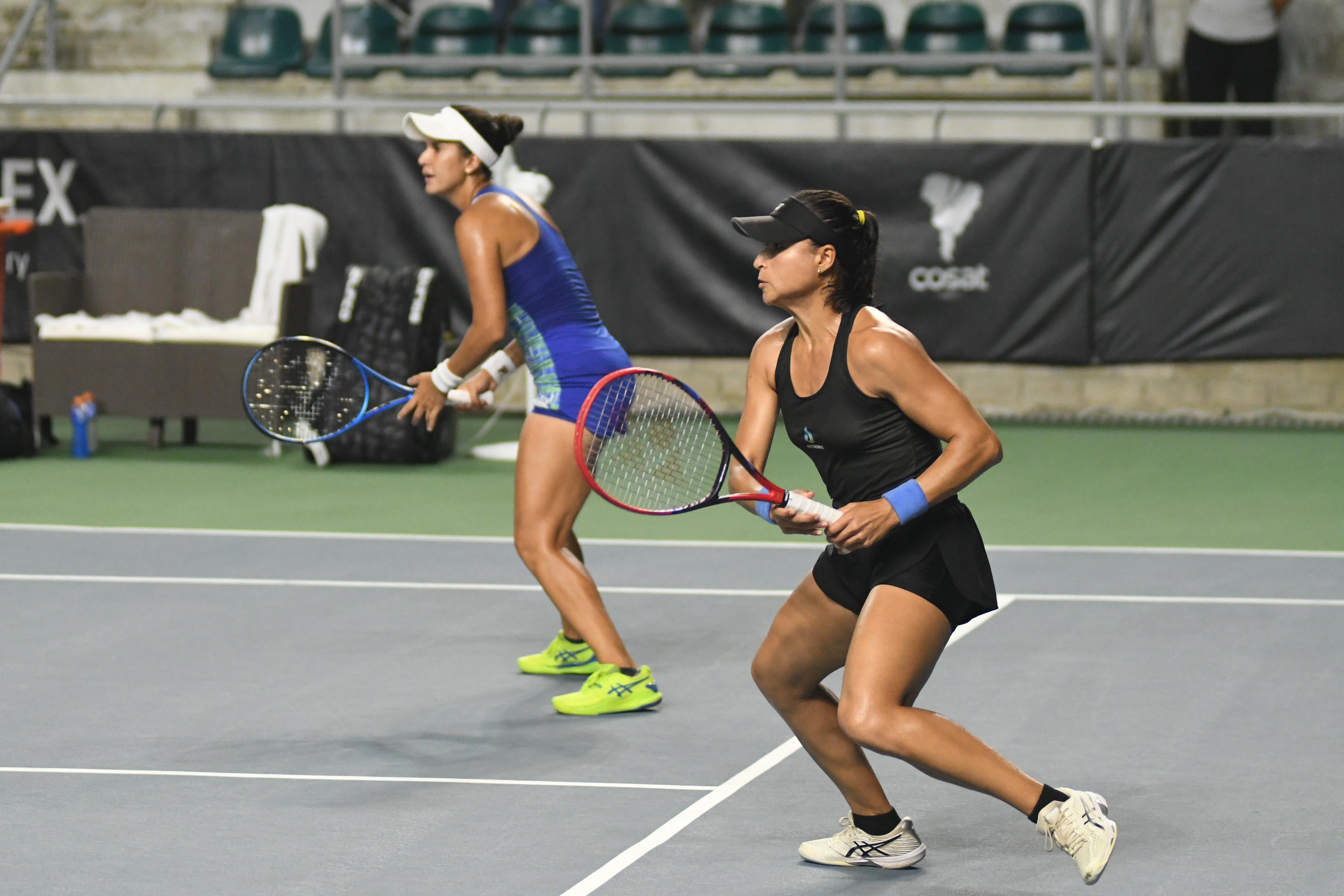 María Fernanda Herazo y María Paulina Pérez cayeron en semifinales de dobles. 