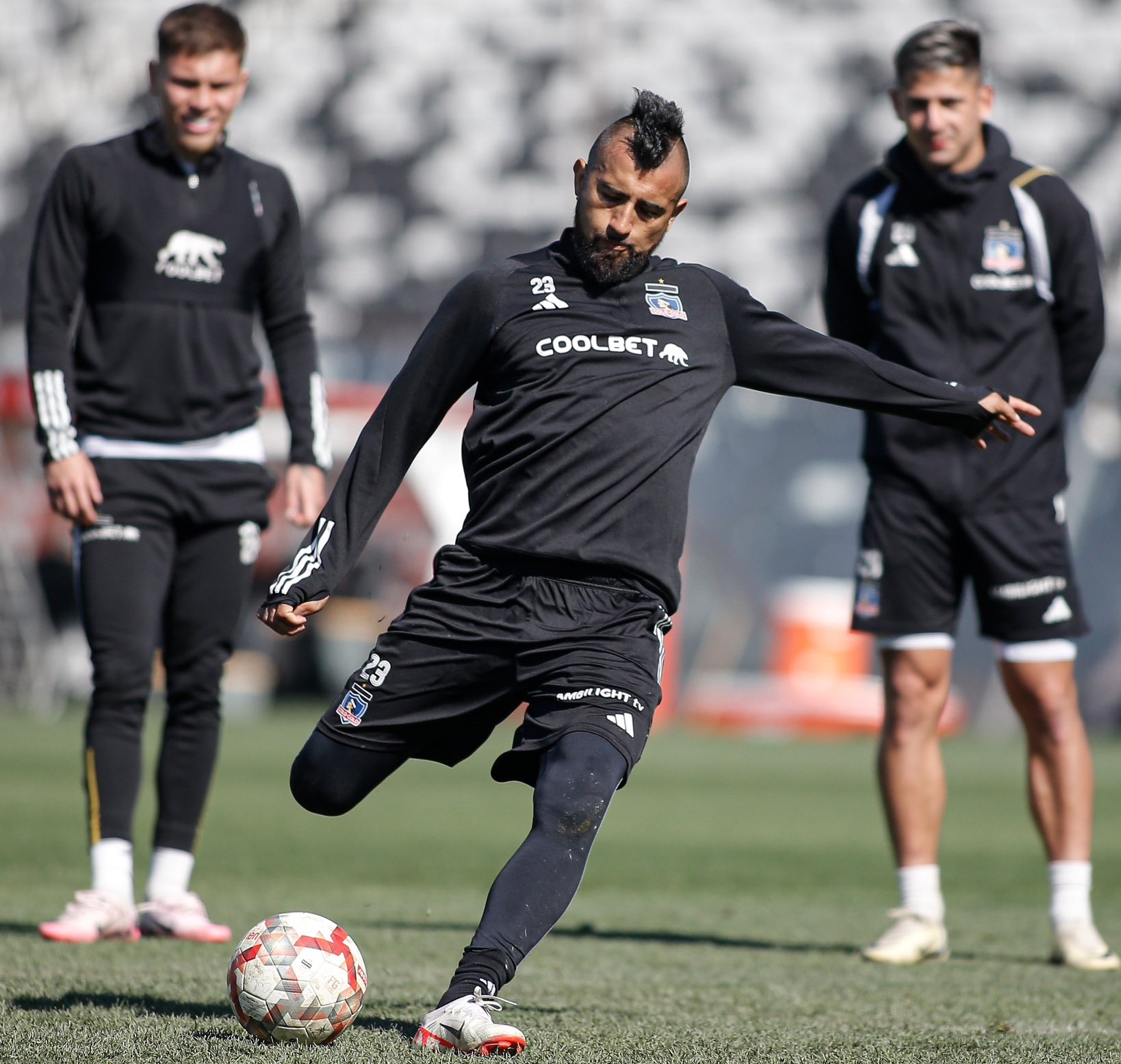 Arturo Vidal, capitán y máxima figura del Colo Colo. 