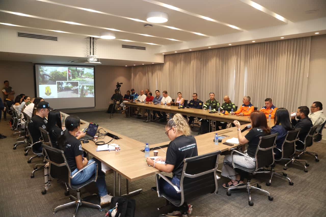 Reunión ante la prevención por la temporada de lluvias.