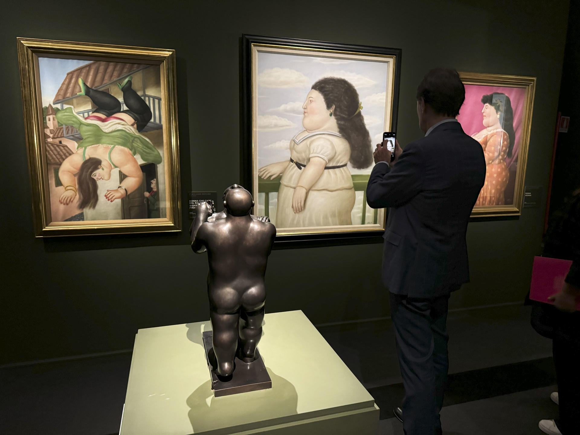 Obras del maestro Fernando Botero. 