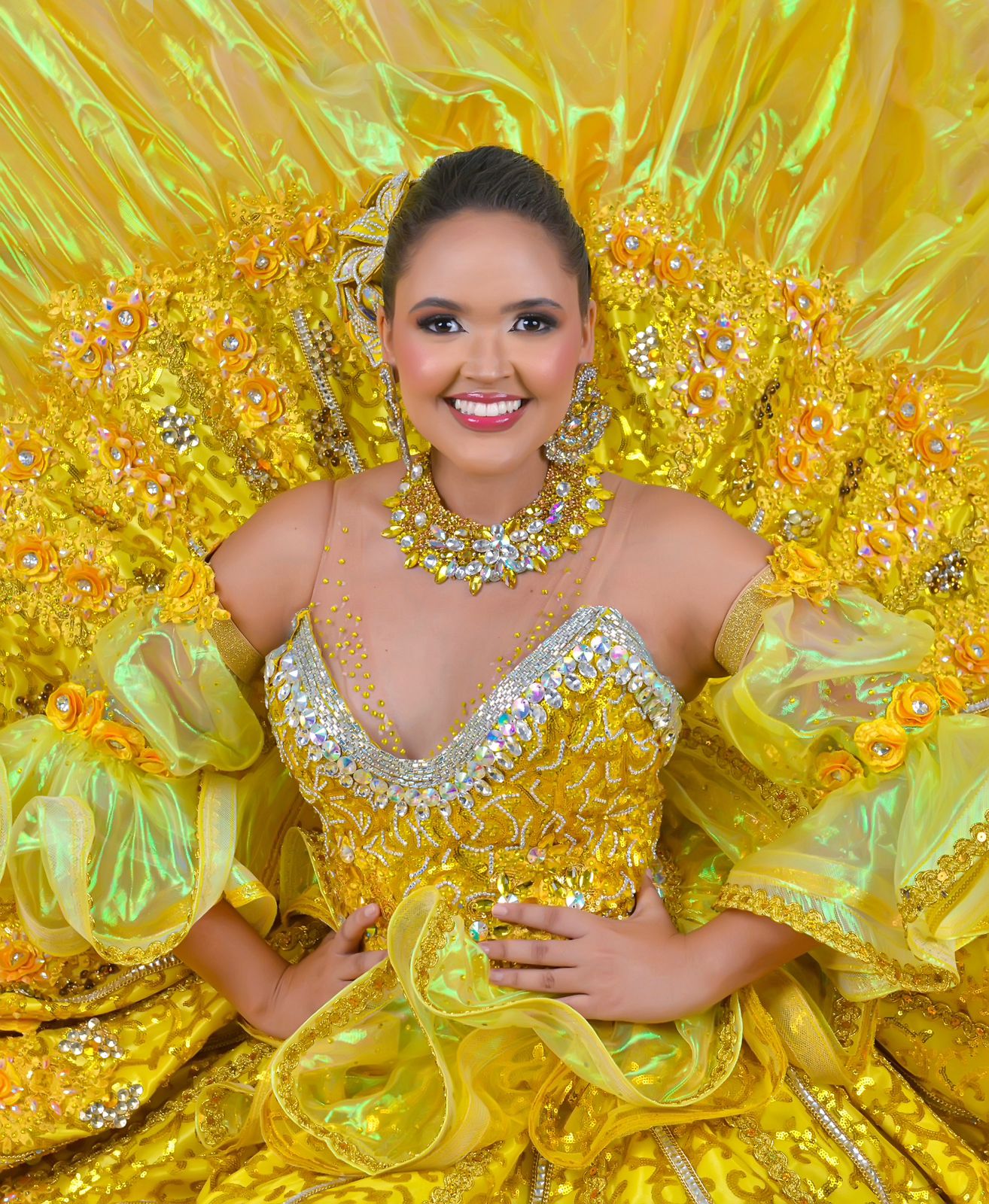 Jarilyn Fandiño Caballero, Reina del Carnaval de Santo Tomás 2025.