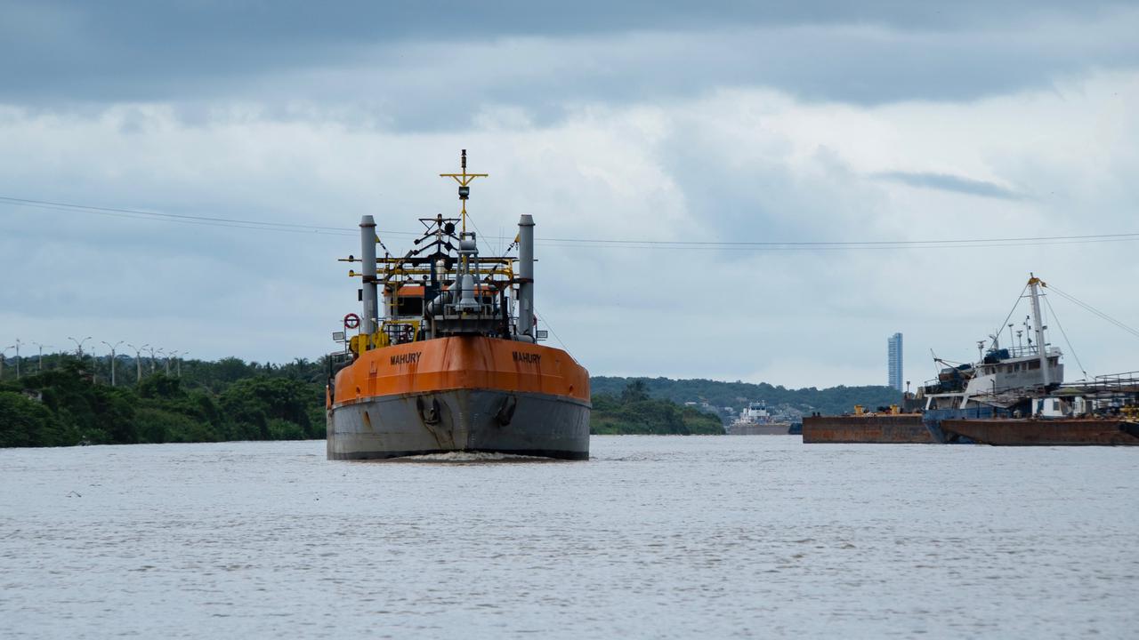 Dragado está a cargo de Ecosistemas del Dique.