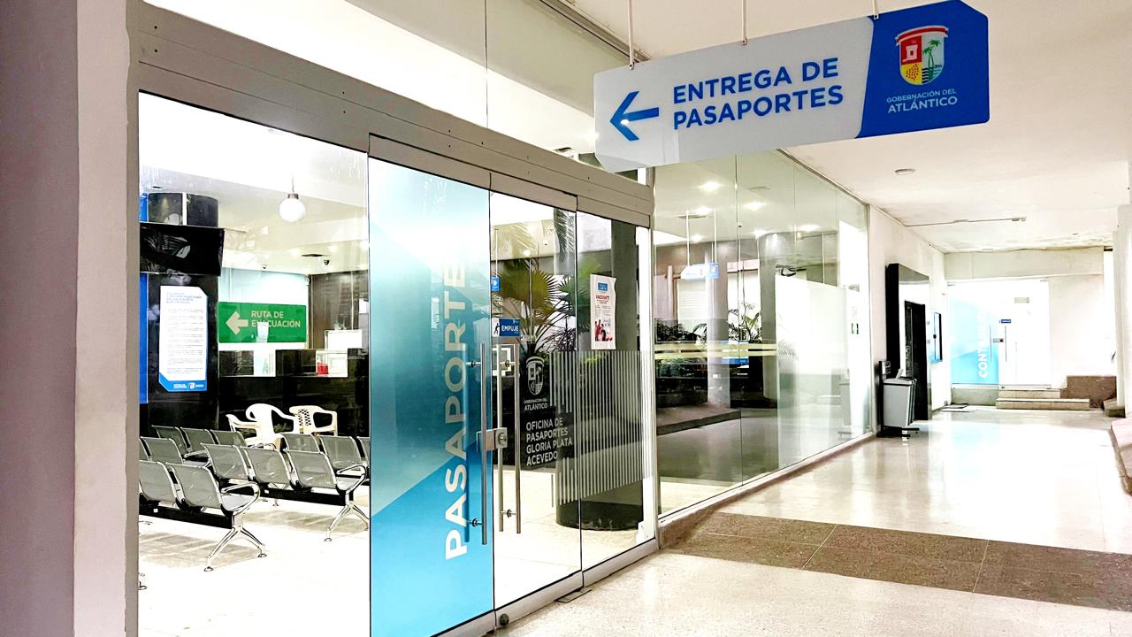 Oficina de Pasaportes del Atlántico.