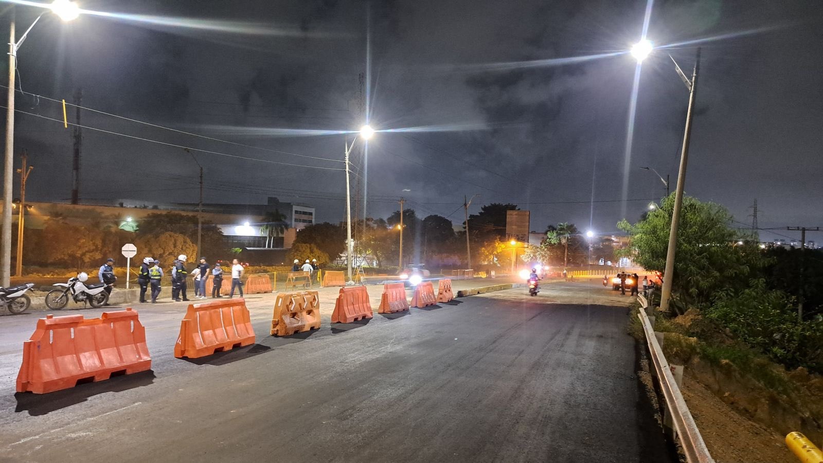 Puente de la calle 30 tras apertura.