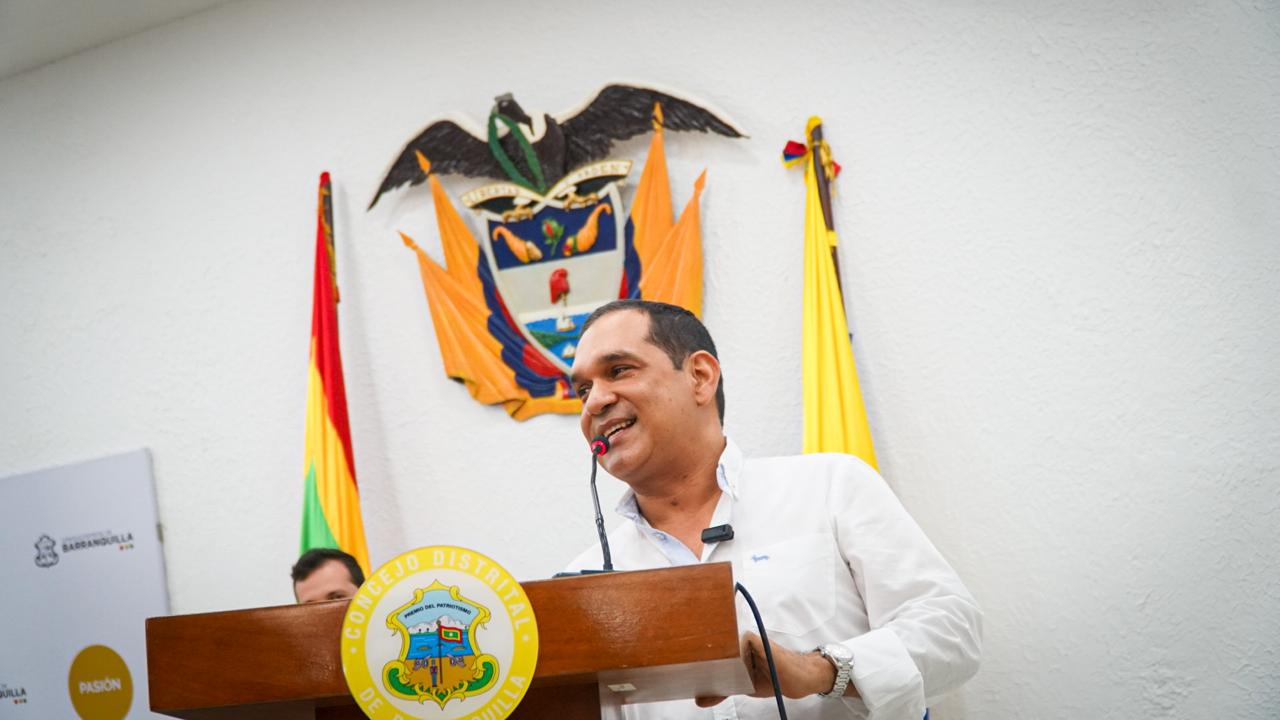 Santiago Arias, primer vicepresidente del Concejo de Barranquilla para 2025.