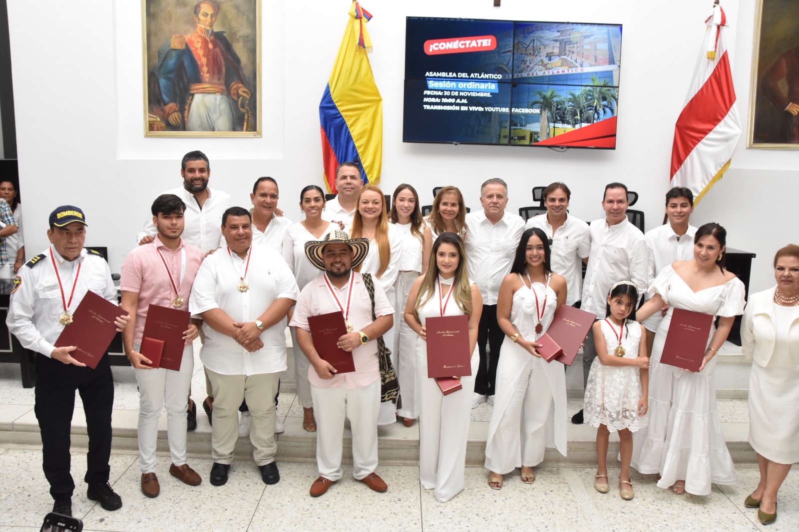 Los reconocidos por la Asamblea.