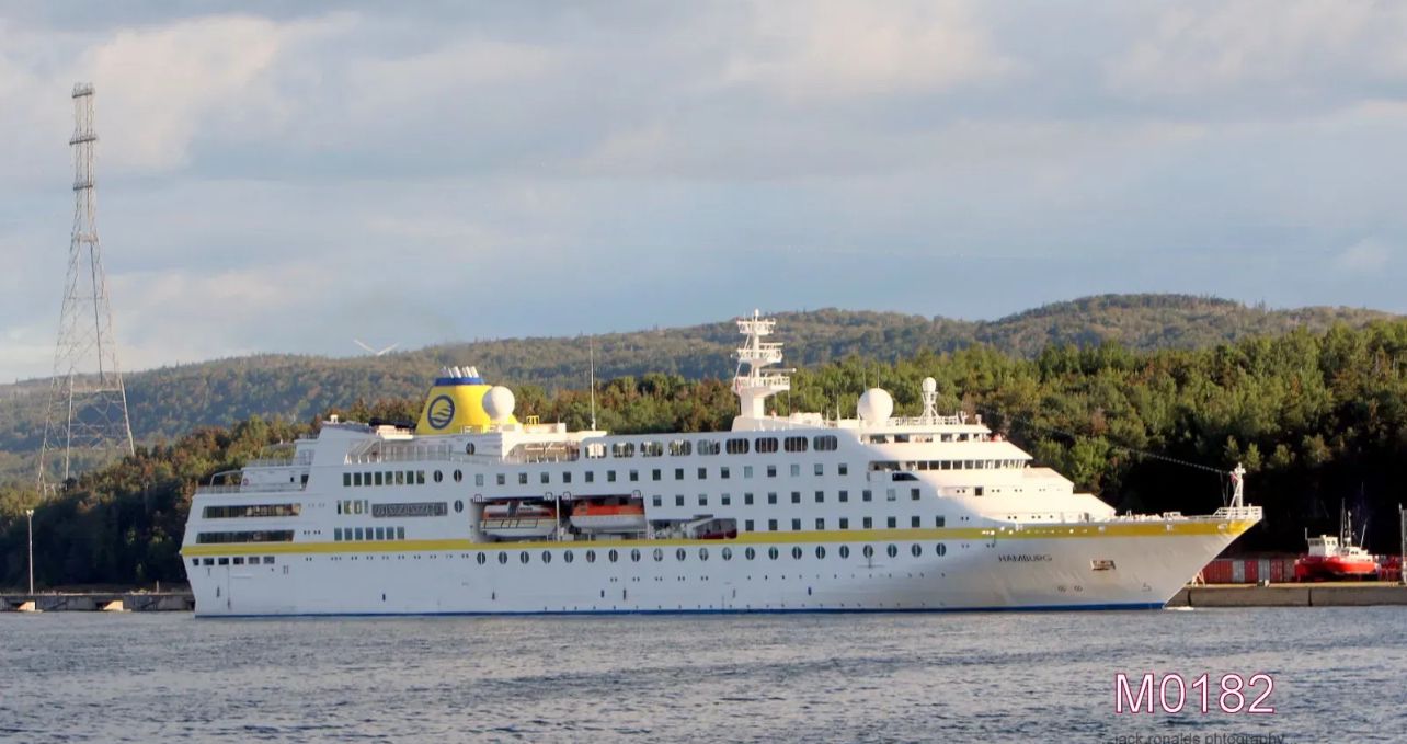 El MS Hamburg es de la línea alemana Plantours Kreuzfahrten.