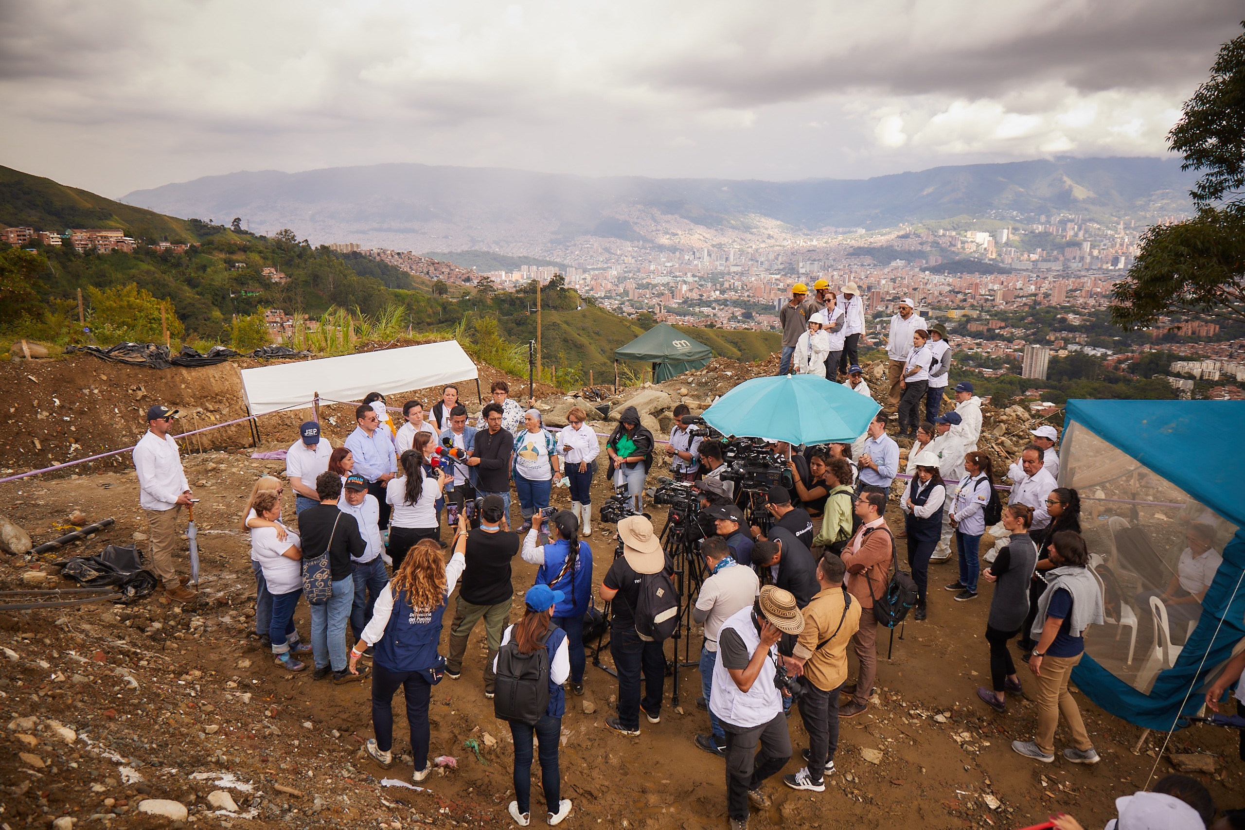 Sector de La Escombrera, en Medellín. 