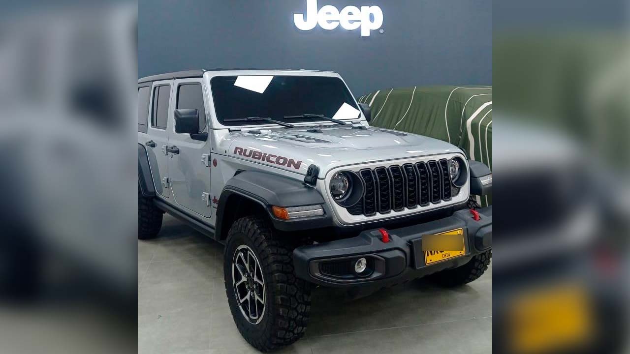 Carro Jeep que adquirió Germán Gutiérrez.