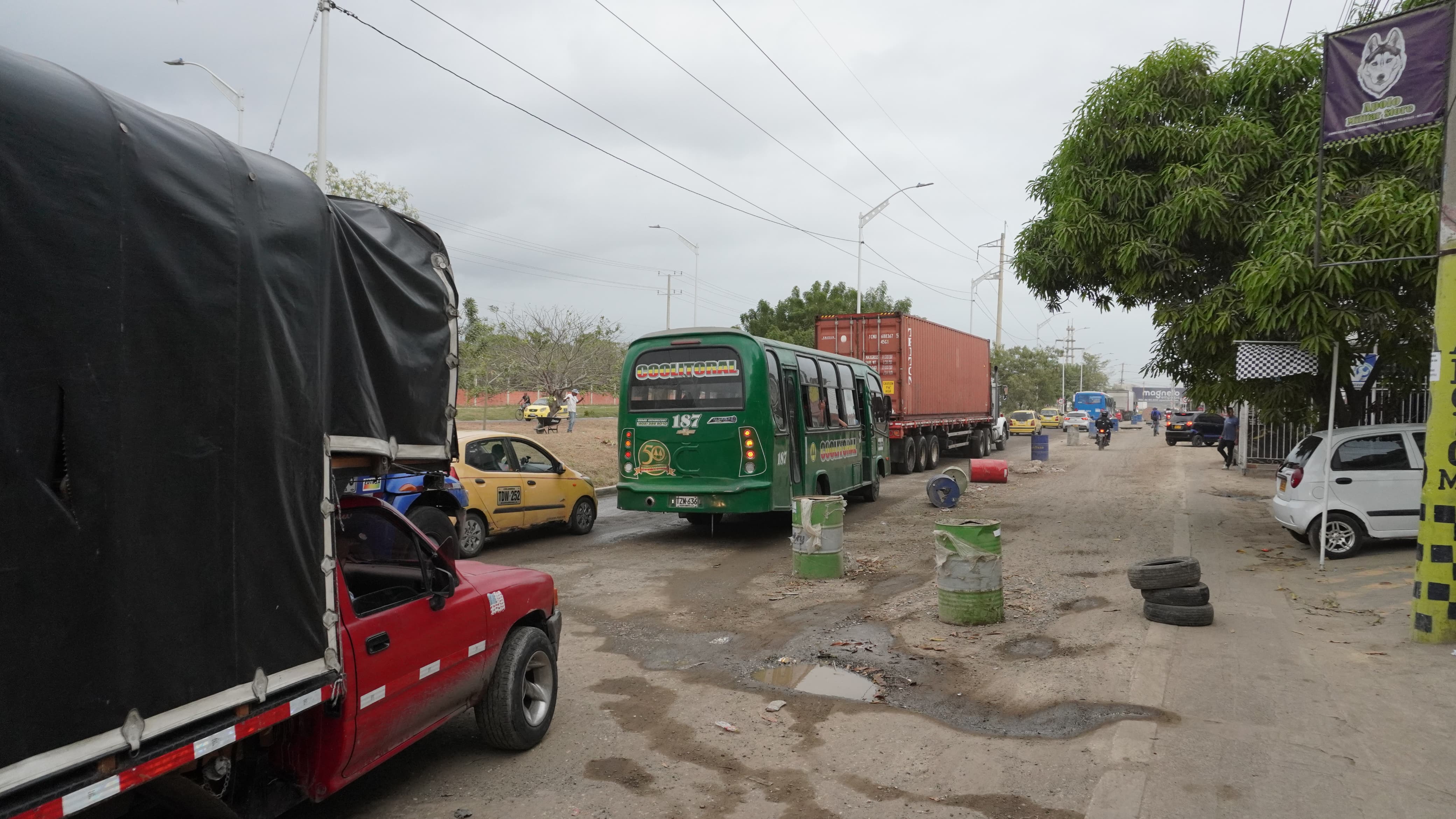 Aspecto del tramo de la Circunvalar entre la Murillo y Calle 30.