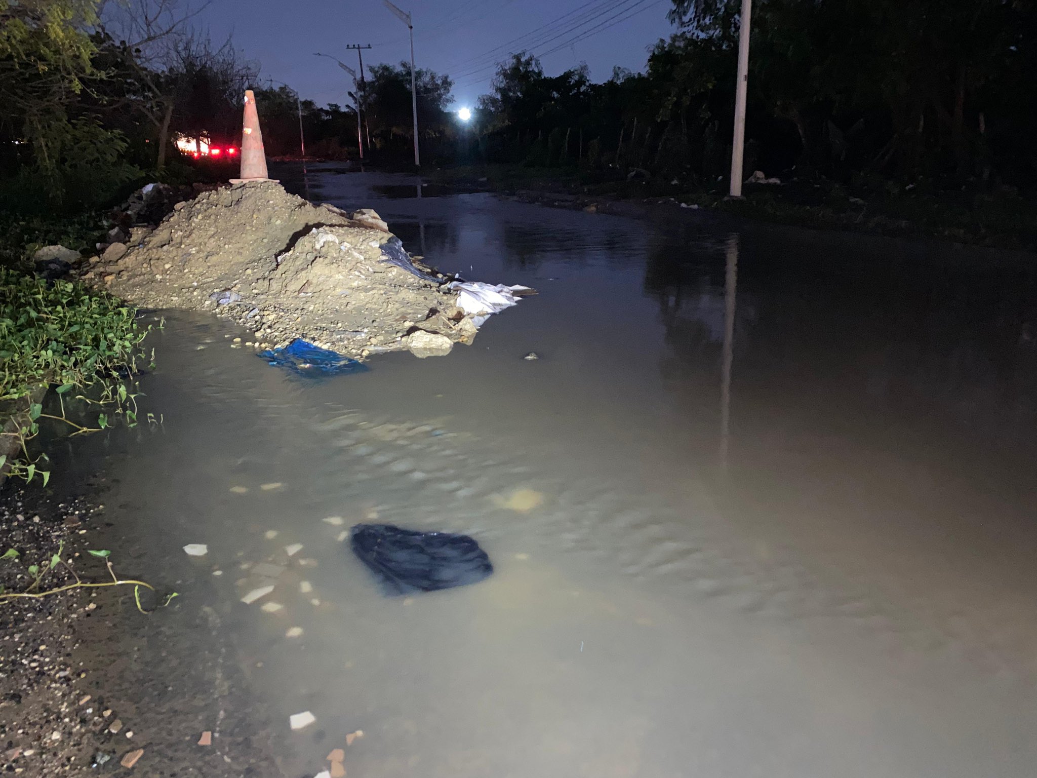 Cuando llueve la situación se torna crítica en la zona. 