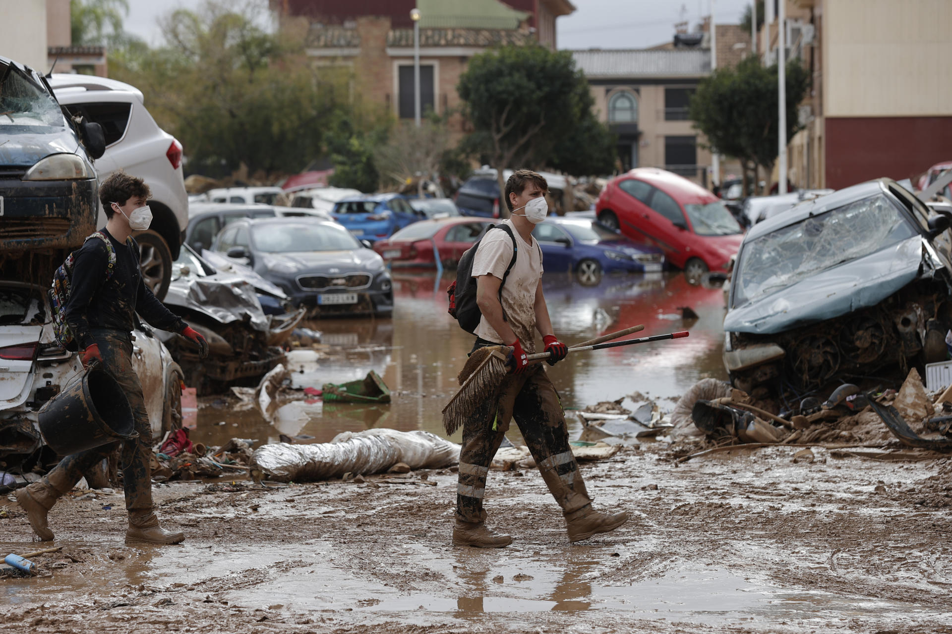 Imagen de la destrucción ocasionada por la dana. 