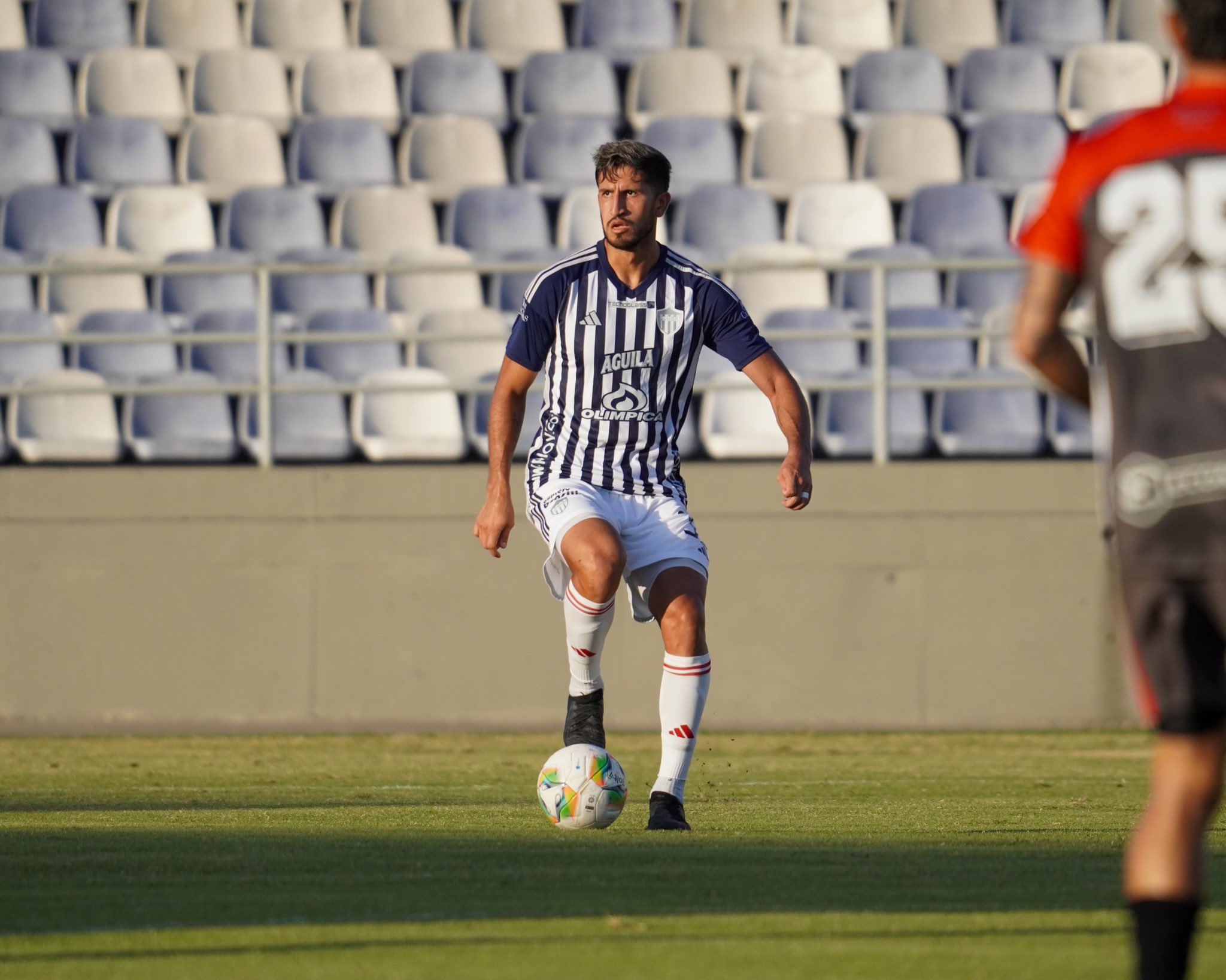 Daniel Rivera en el amistoso contra Estudiantes de Mérida.