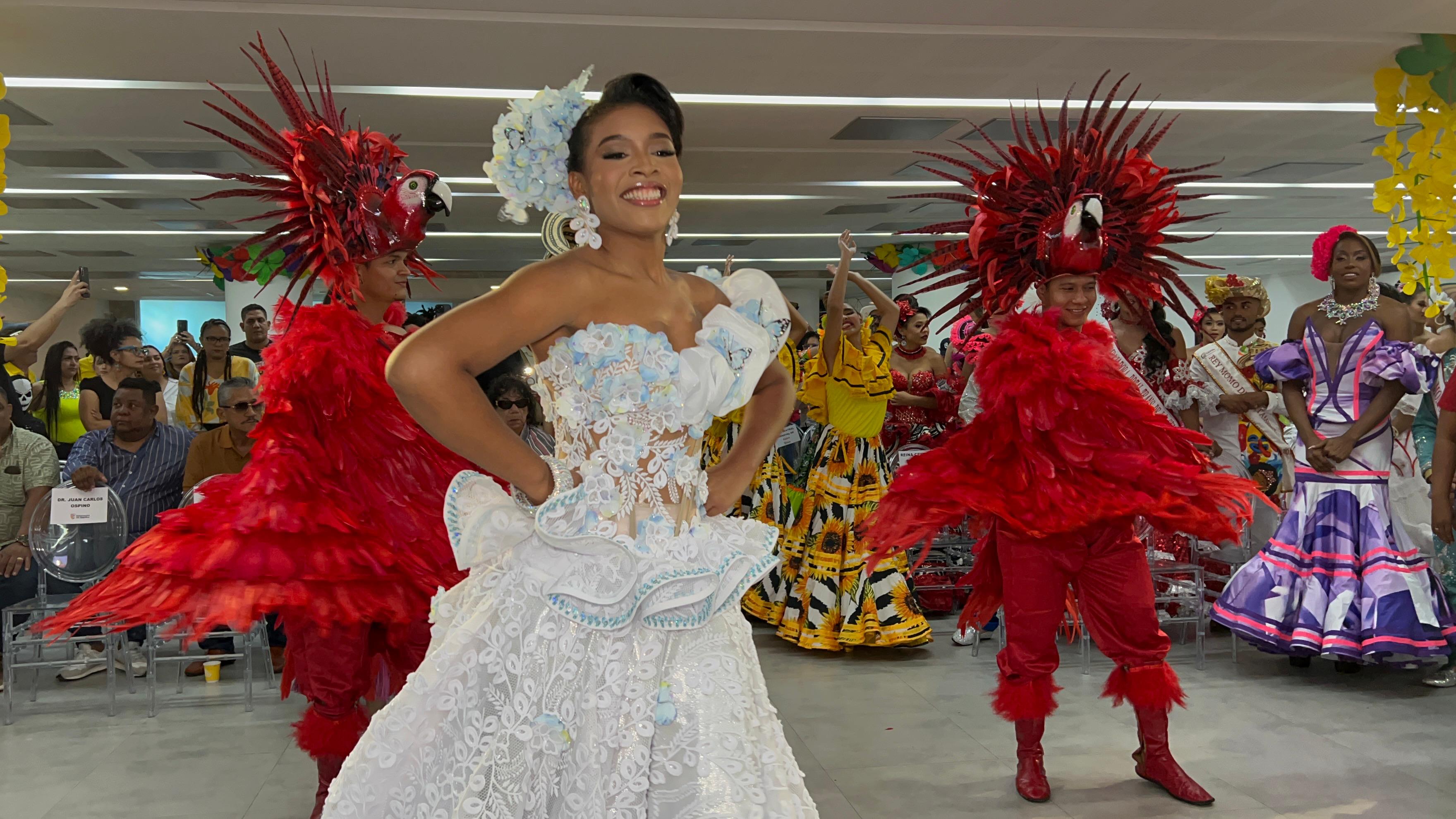 La reina del Carnaval del Atlántico 2025, Gimel Morales Martínez.