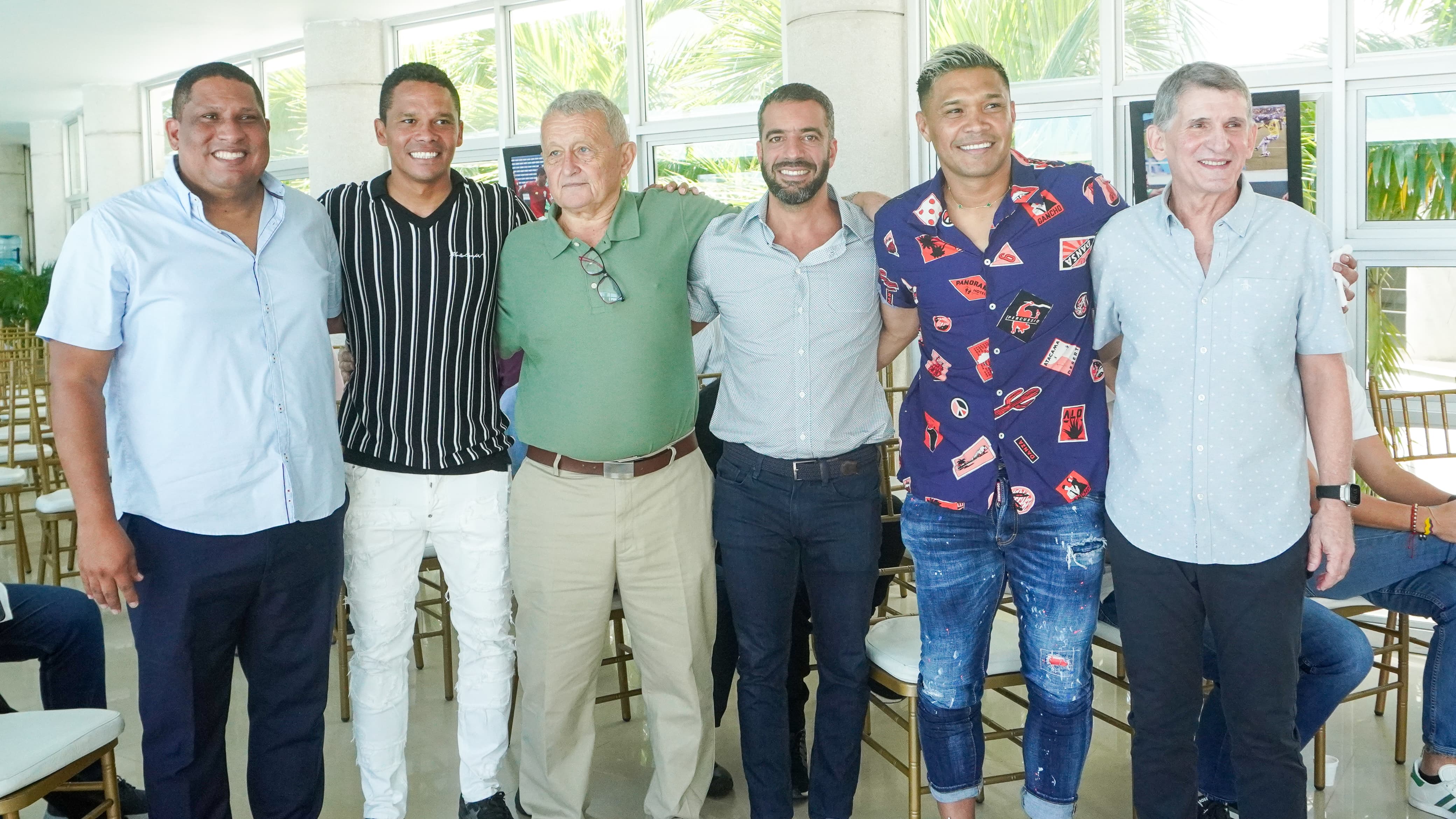 Teófilo Gutiérrez fue uno de los invitados de honor para la presentación del Barranquilla FC 2025.