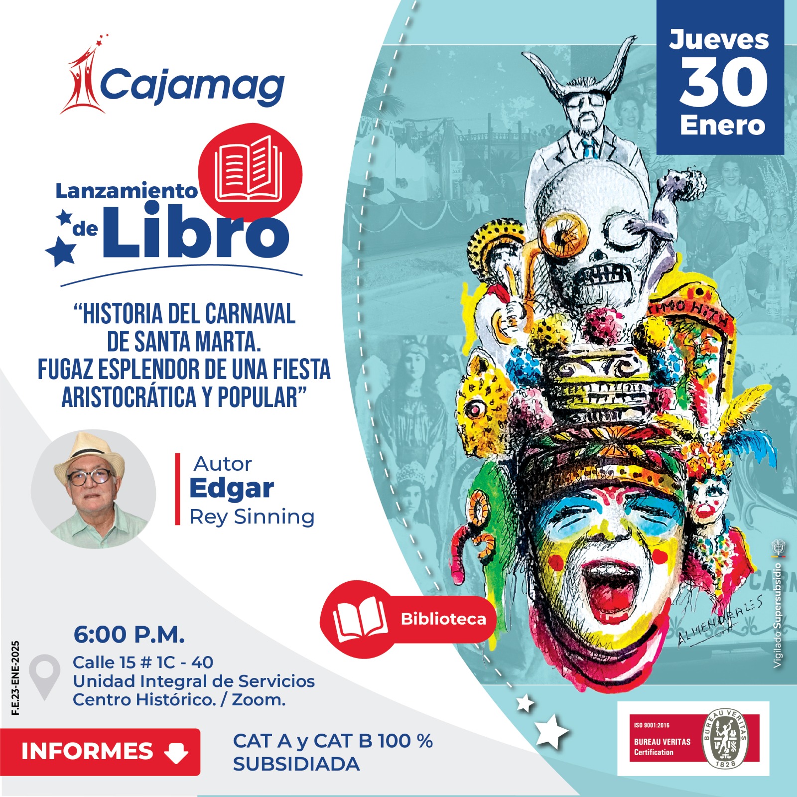 Flyer de lanzamiento. 