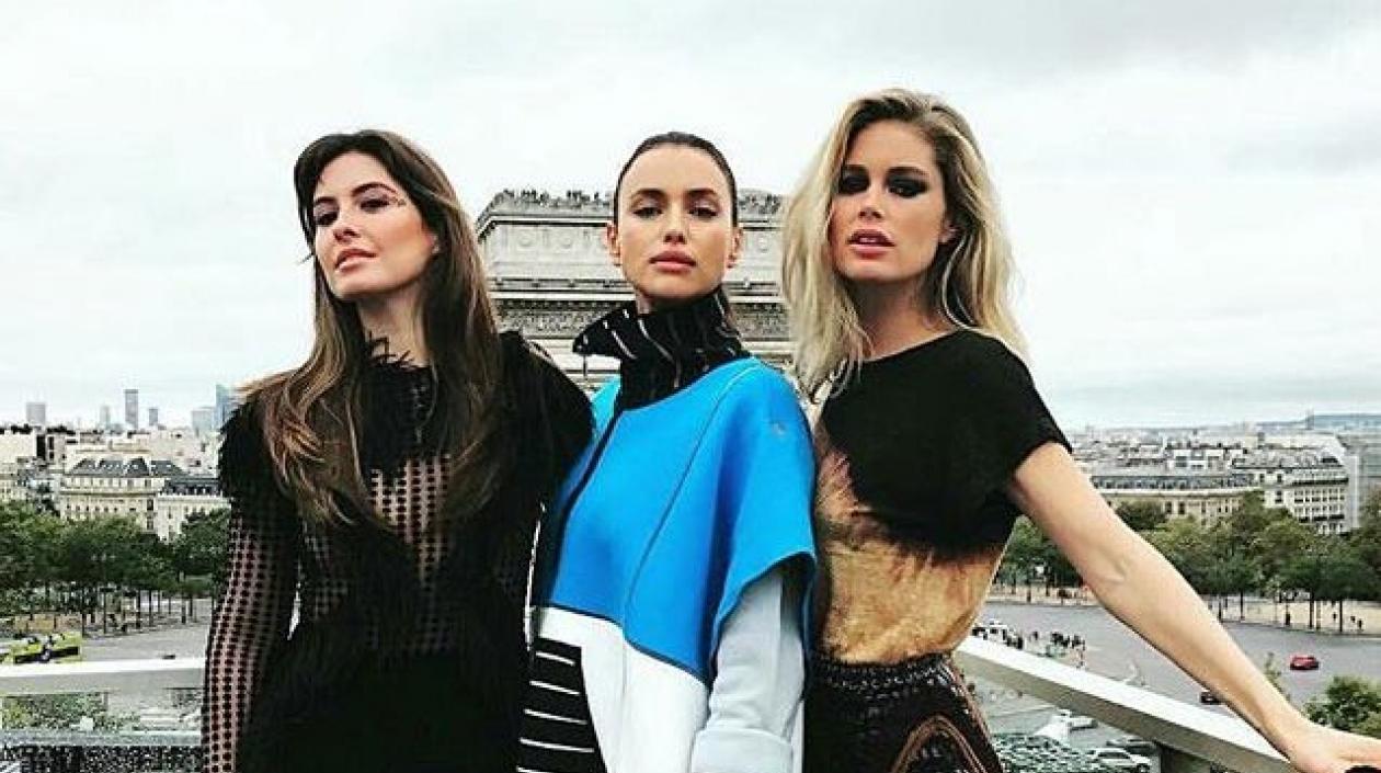 Taliana Vargas, Irina Shayk y la modelo Doutzen Kroes.