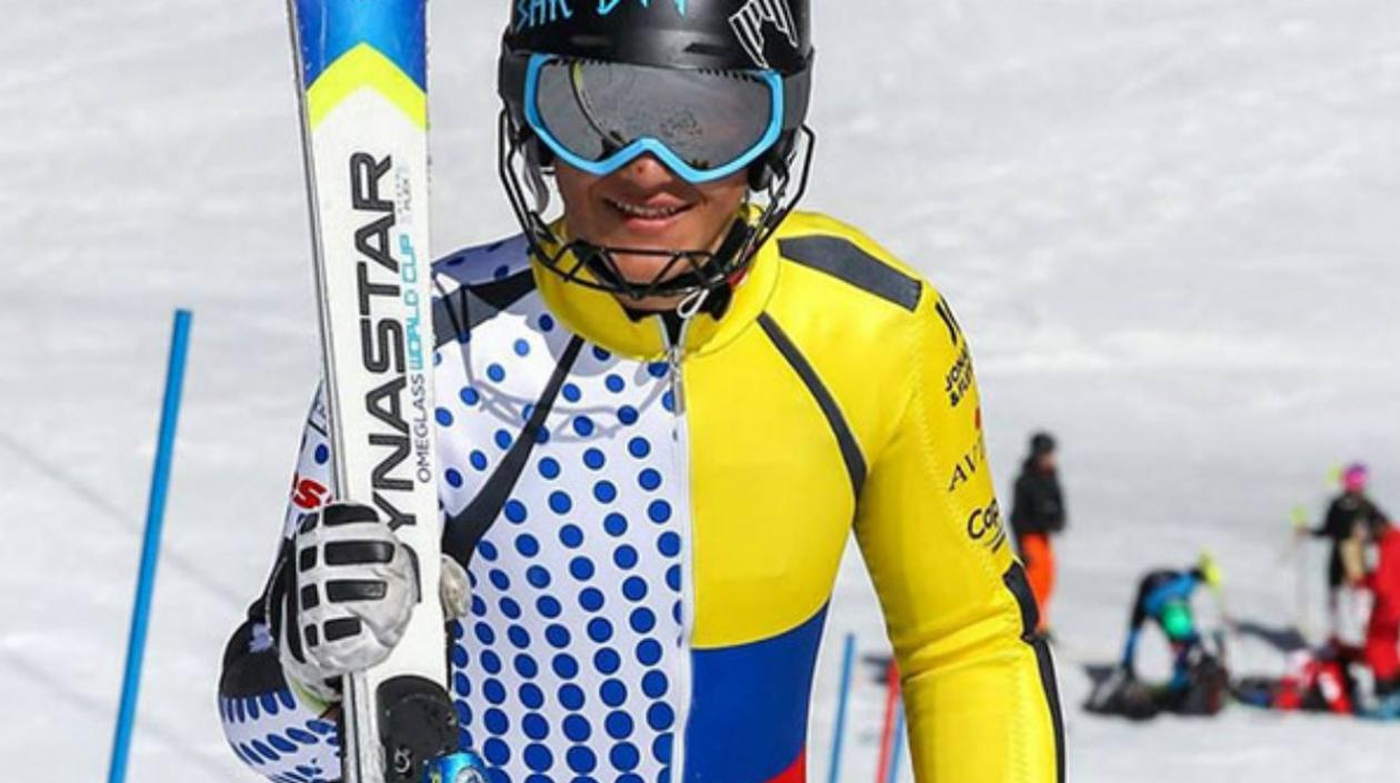 Michael Poettoz, esquiador colombiano. 