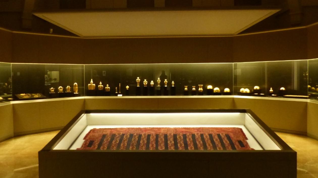 El tesoro lo componen 122 piezas de oro que actualmente reposa en el Museo de América de Madrid.
